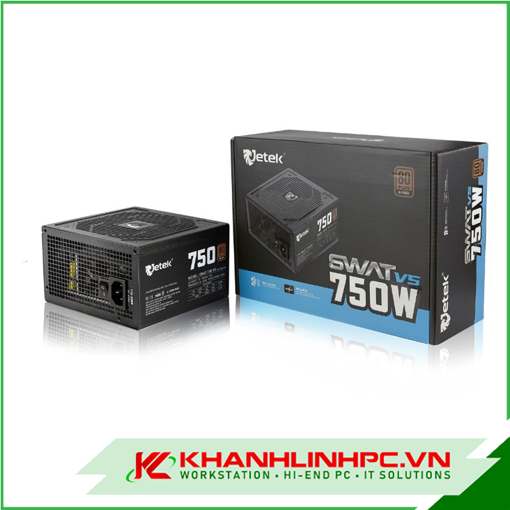 Nguồn máy tính JETEK SWAT750 V5 (80 Plus Bronze)
