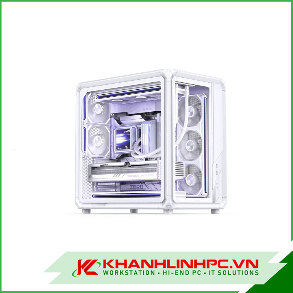 case pc jonsbo x400 pro white (mini-itx / micro-atx / atx)