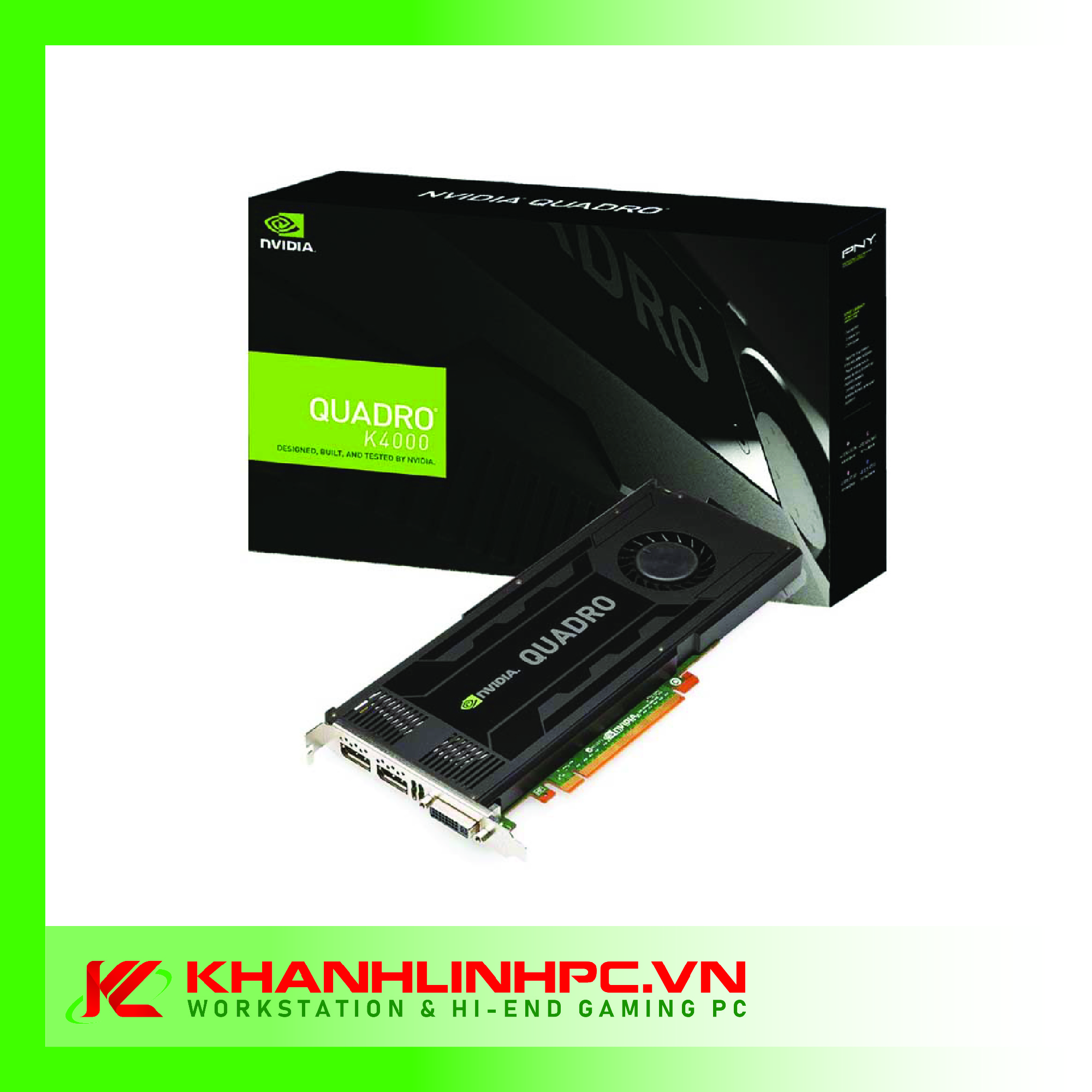 Card Đồ Họa NVIDIA Quadro K4000 3GB 192-bit