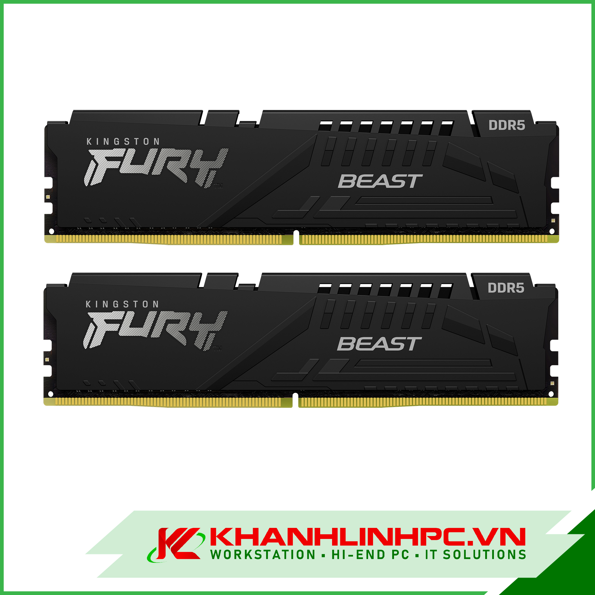 RAM DDR5 Kingston Fury 16GB 4800MHz DIMM FURY Beast Black