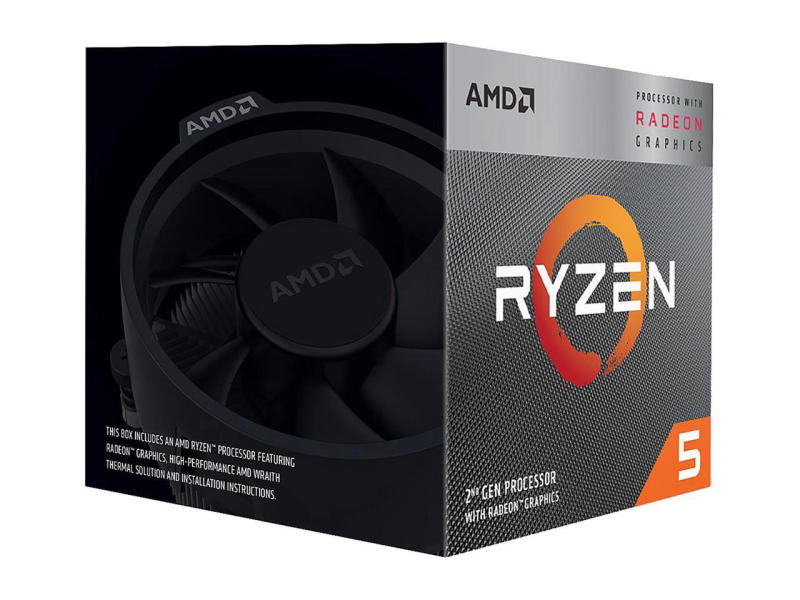 CPU AMD Ryzen 5 3400G / 6MB / 3.7GHz / 4 Nhân 8 Luồng