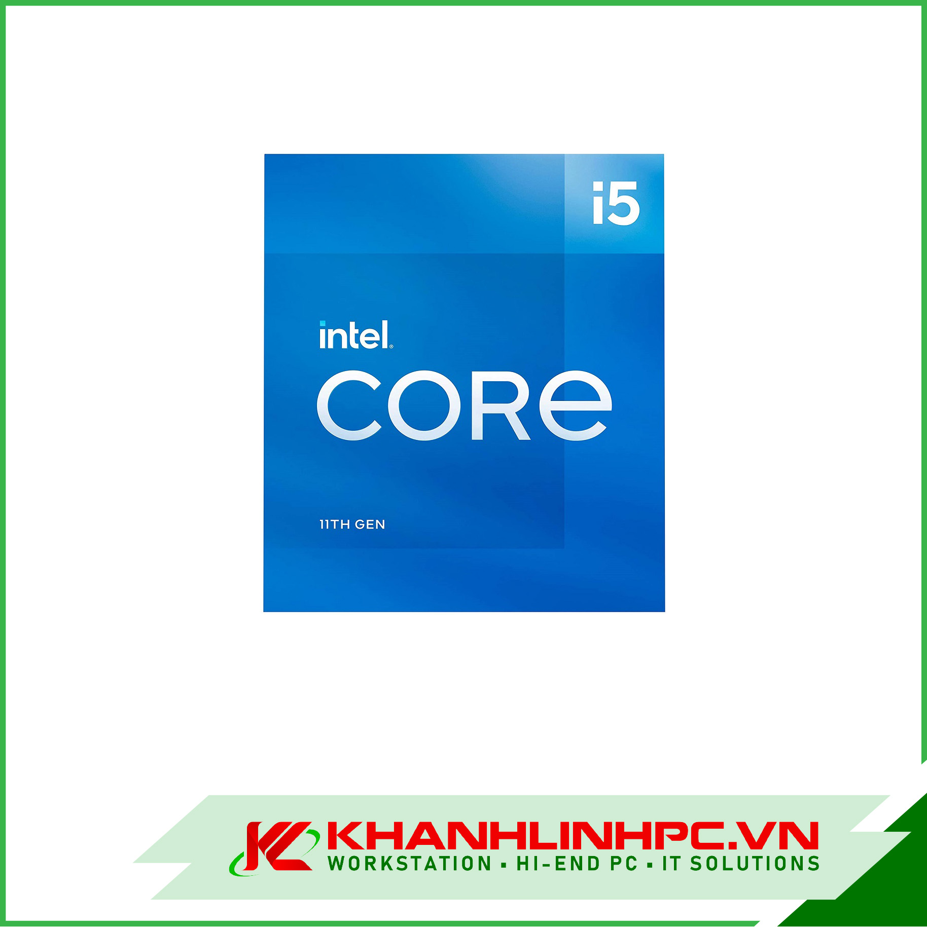 CPU Intel Core i5-11400 (2.6GHz Turbo 4.4GHz, 6 Nhân 12 Luồng, 12MB Cache, 65W) - Socket Intel LGA 1200