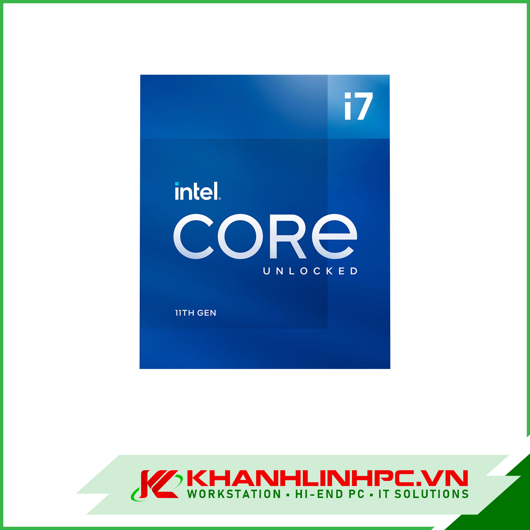 CPU Intel Core i7-11700K (3.6GHz Turbo 5GHz, 8 Nhân 16 Luồng, 16MB Cache, 125W) - Socket Intel LGA 1200 (Box Nhập Khầu)