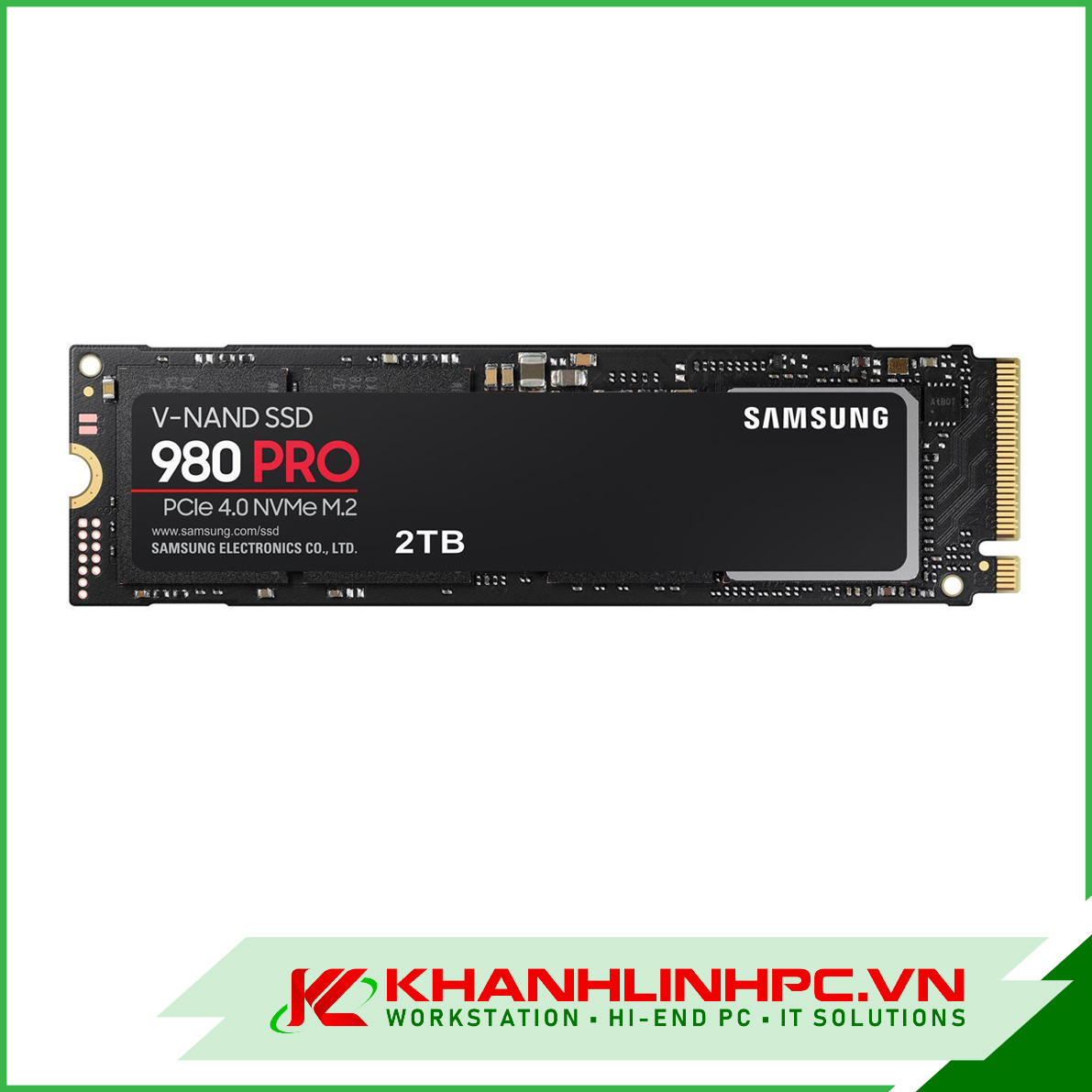 SSD Samsung 980 PRO 2TB PCIe NVMe 4.0x4 (Đọc 7000MB/s - Ghi 5100MB/s) - (MZ-V8P2T0BW)