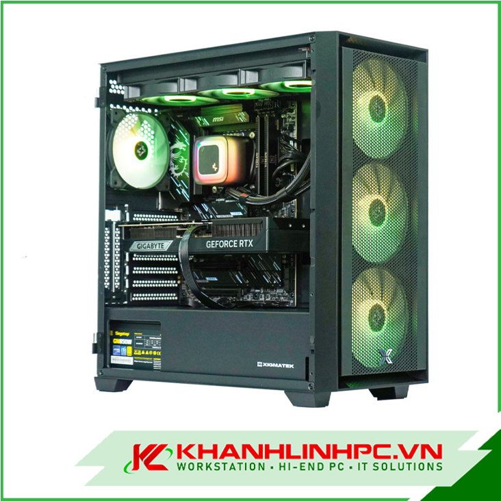 Khánh Linh - PC CORE i9 14900KF | 64G | NVIDIA RTX 5070 Ti 16G