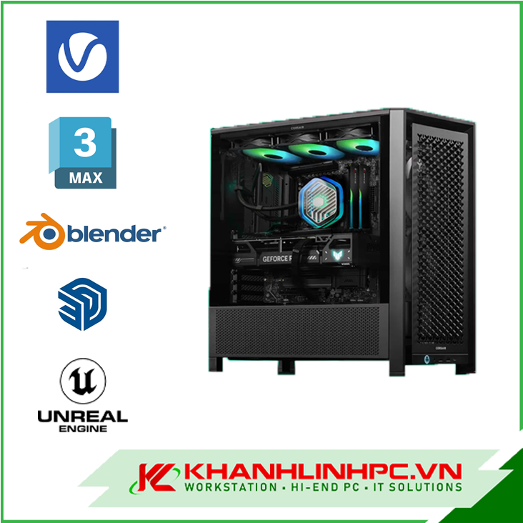 Khánh Linh - PC AMD Ryzen 9 9900X | RTX 5080 16GB | RAM 64GB D5