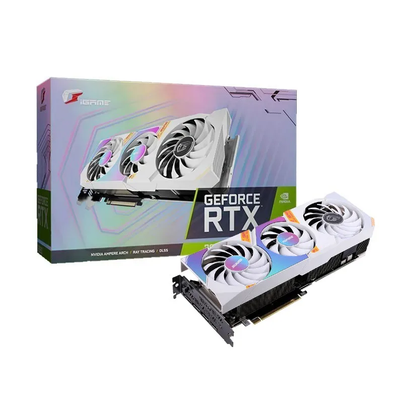 Card màn hình Colorful iGame GeForce RTX 3060 Ti Ultra W OC GDDR6X V2-V