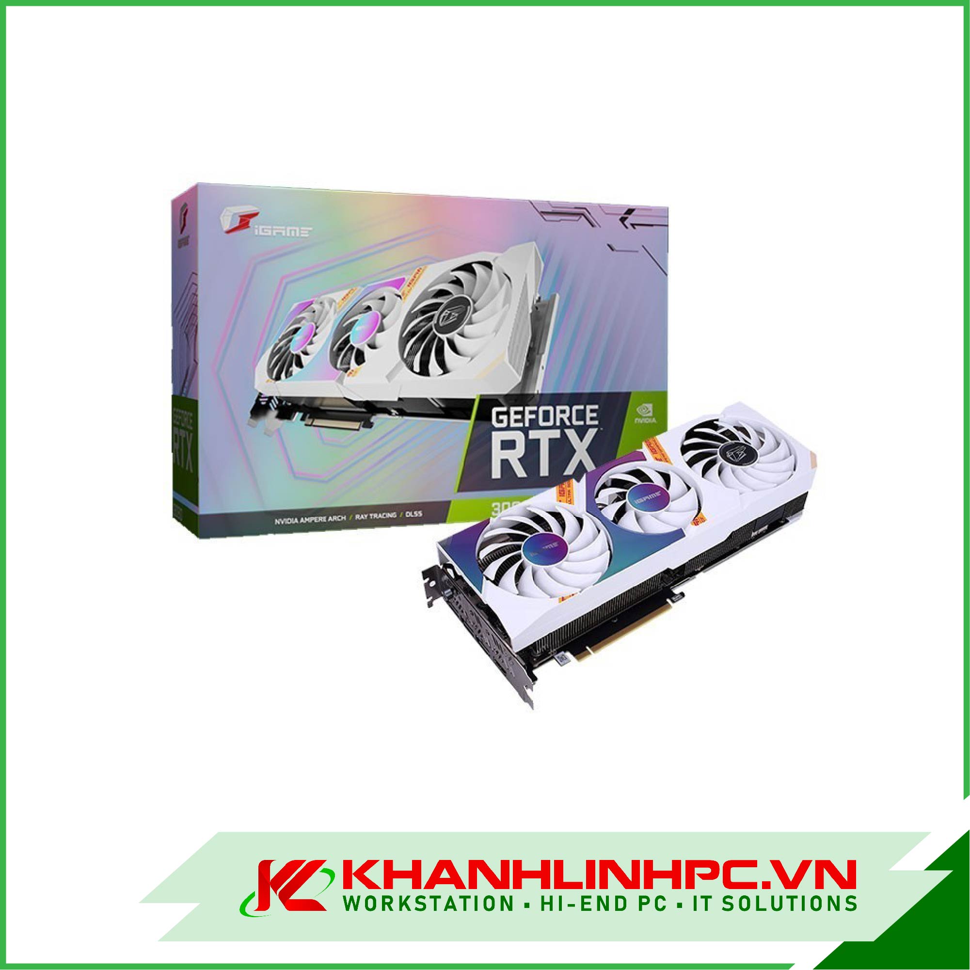 VGA Colorful iGame GeForce RTX 3060 Ultra Trắng OC 12G - V