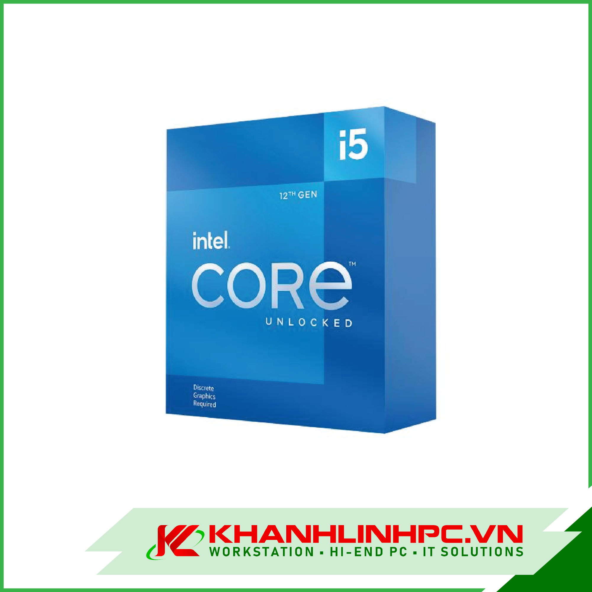 CPU Intel Core i5-12600KF / 3.7GHz Turbo 4.9GHz / 10 Nhân 16 Luồng / 20MB / LGA 1700 (Box nhập khẩu)
