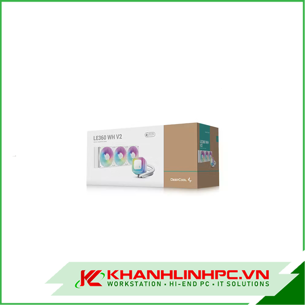 tản nhiệt nước deepcool le360 wh v2 (white)
