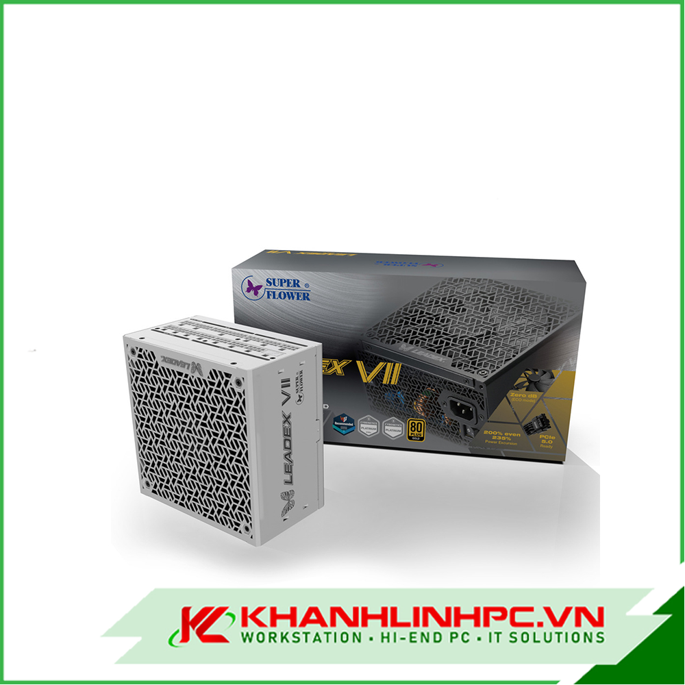 Nguồn máy tính Super Flower LEADEX VII XG 850W ATX3 80 PLUS GOLD WHITE