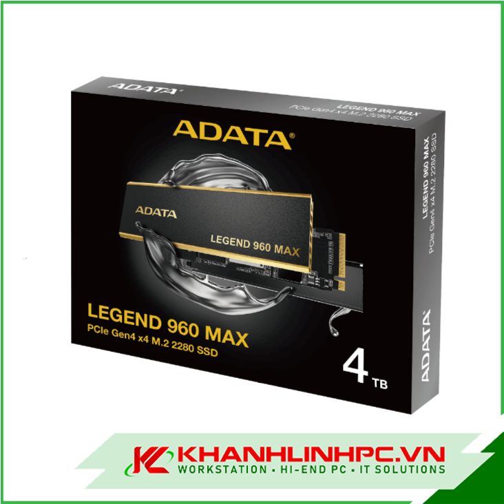 SSD Adata Legend 960 MAX PCIe Gen4 x4 M.2 2280 4TB (ALEG-960M-4TCS )