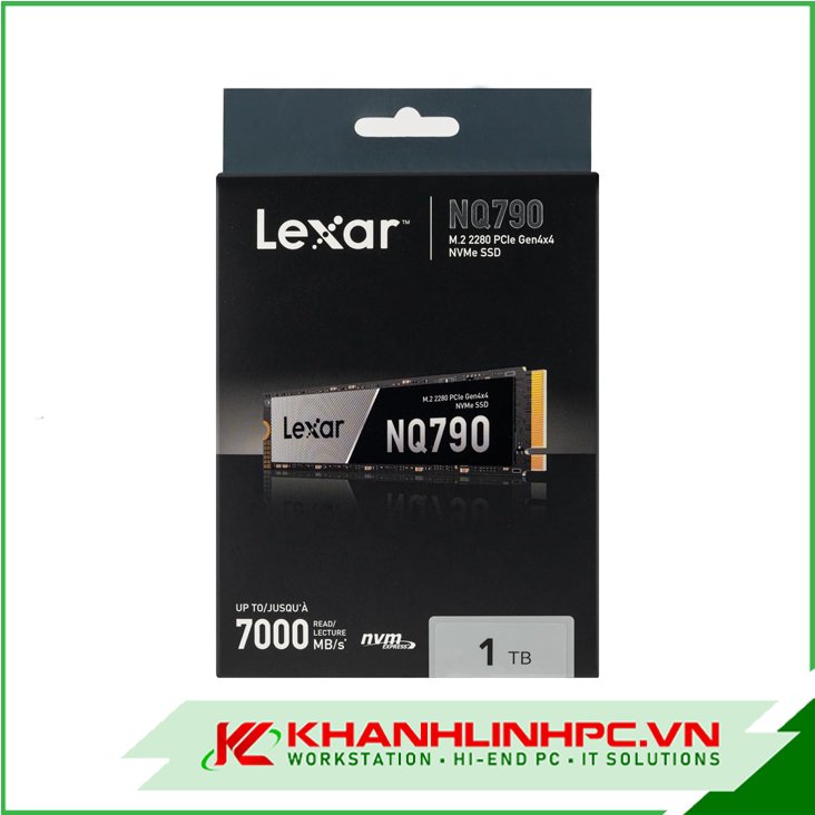 Ổ cứng Lexar NQ790 1TB SSD M.2 2280 PCIe Gen4x4 NVMe (Up to 7000MB/s Read, Up to 6000MB/s Write)