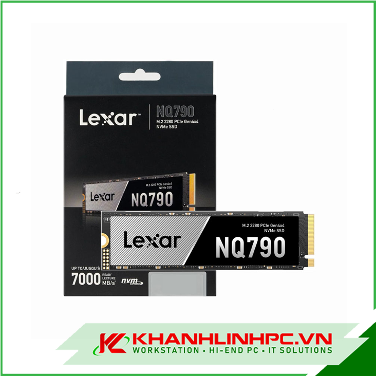 Ổ CỨNG SSD LEXAR NQ790 2TB M.2 2280 PCIE 4X4 (ĐỌC 700MB/S - GHI 6000MB/S) - (LNQ790X002T-RNNNG)