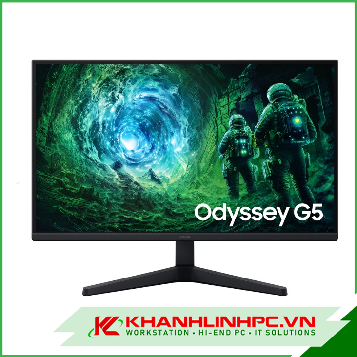 LCD Gaming Samsung Odyssey G5 G53F LS27FG530EEXXV (2K QHD (2560 x 1440) / IPS/ max 200Hz/ sáng 300cd)