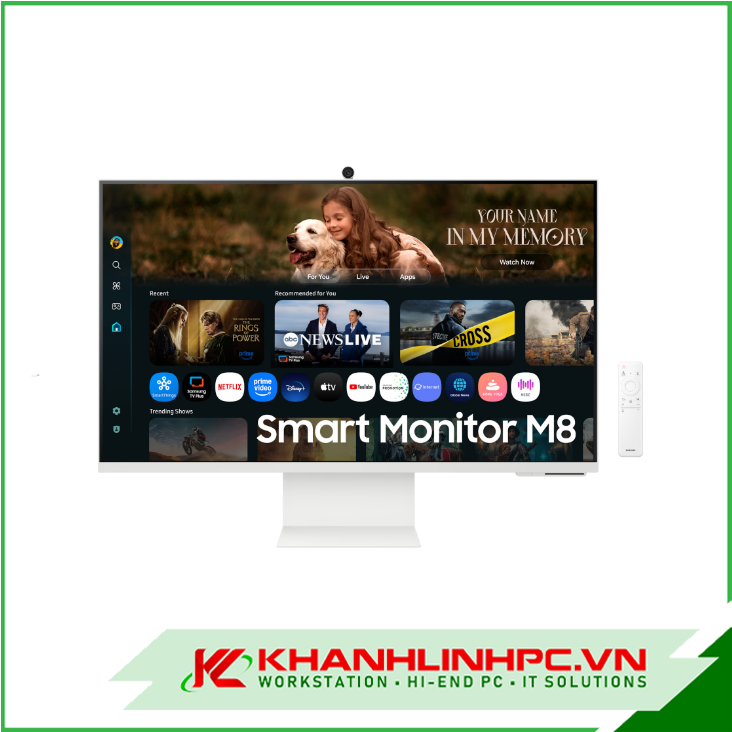 LCD Samsung Vision AI M8 M80F LS32FM803UEXXV (32 inch/UHD/VA/60Hz/4ms/loa)