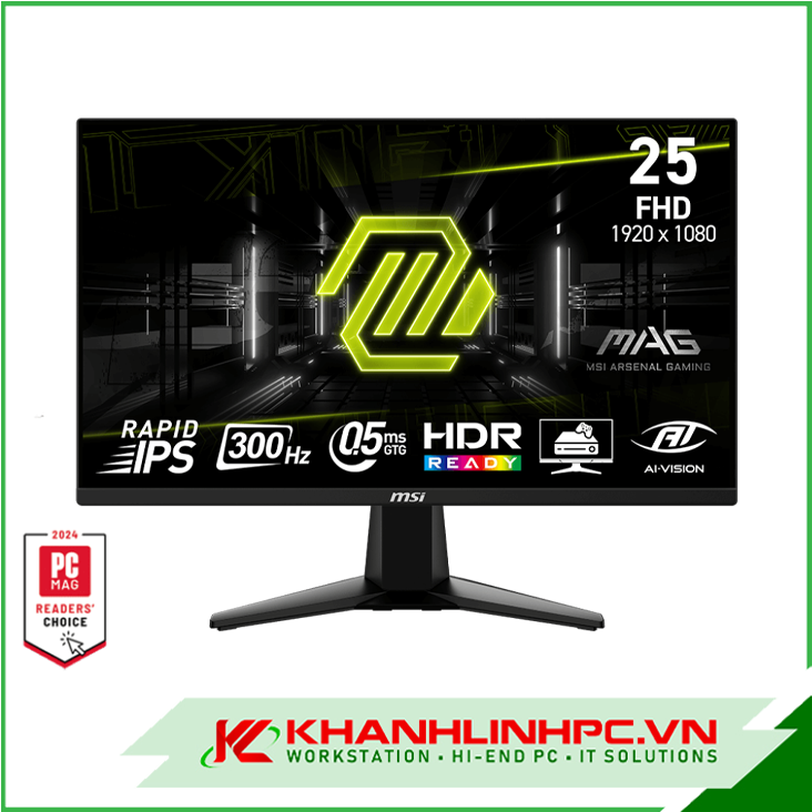 Màn hình MSI MAG 255XF (24.5inch/ 300Hz/ Rapid IPS/ FHD/0.5ms)