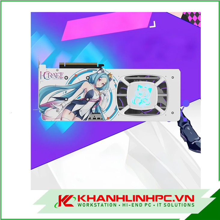 vga maxsun rtx5060ti icraft oc16g aiga (3 fan, trắng)