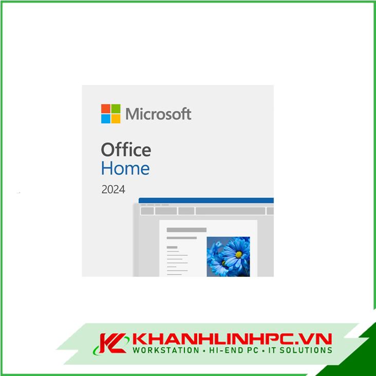 Phần mềm Office Microsoft Home 2024 ESD EP2-06796 (1 thiết bị/ Vĩnh viễn)
