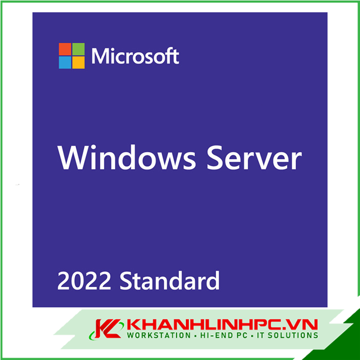 Phần mềm Microsoft Windows Server Standard 2022 64Bit DVD 16 Core (P73-08328)