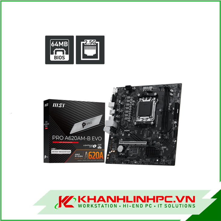 mainboard msi pro a620am-b evo ddr5