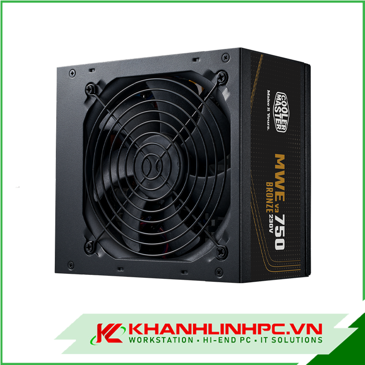 Nguồn máy tính Cooler Master Power Evoled Mwe Bronze 750 750 V3 230V (ATX 3.1 support, 80 Plus Bronze)