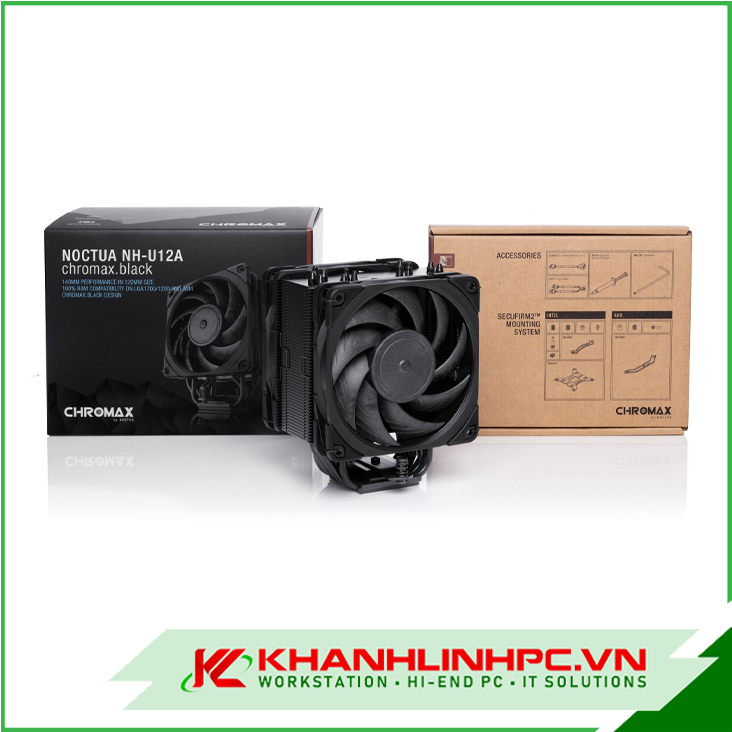 Tản Nhiệt Khí Noctua NH-U12A Chromax Đen (AIRNT-NH-U12A-BK)