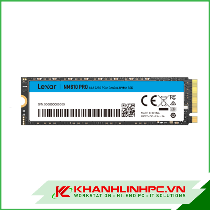 Ổ cứng SSD LEXAR NM610 Pro PCIe G3x4 1T (LNM610P1T-RNNNG)