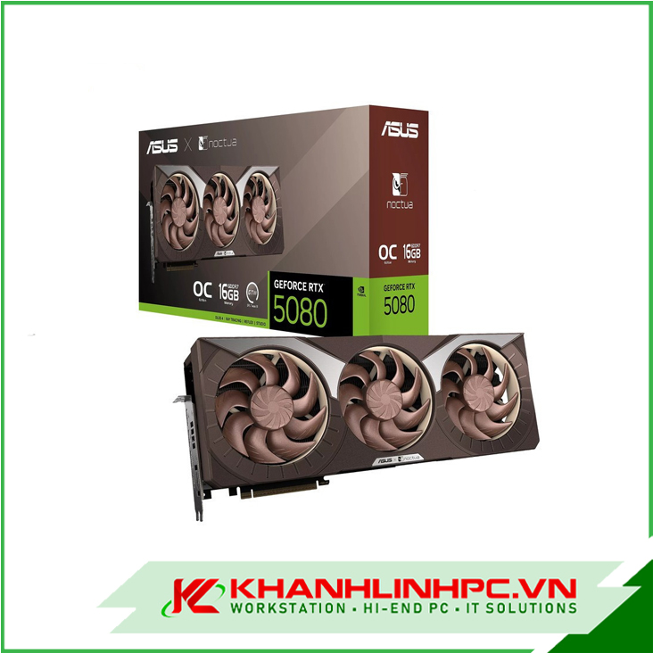 vga asus geforce rtx 5080 16gb gddr7 noctua oc edition (rtx5080-o16g-noctua) vga asus geforce rtx 5080 16gb gddr7 noctua oc edition (rtx5080-o16g-noctua)