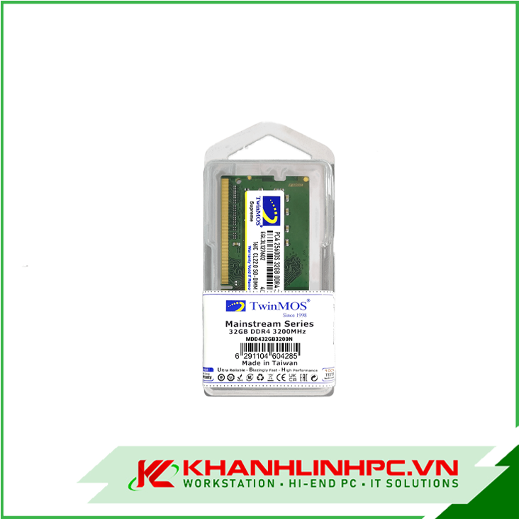 Ram DDR4 Laptop TwinMOS Supreme 8GB (1x8GB) 3200MHz