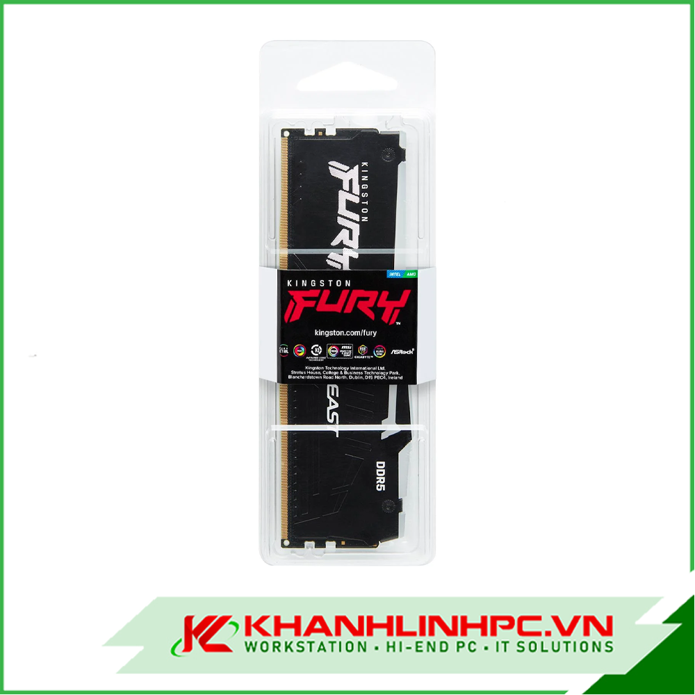 RAM Kingston Fury Beast RGB 16GB (2x8GB) bus 5600 DDR5 (KF556C40BBAK2-16)