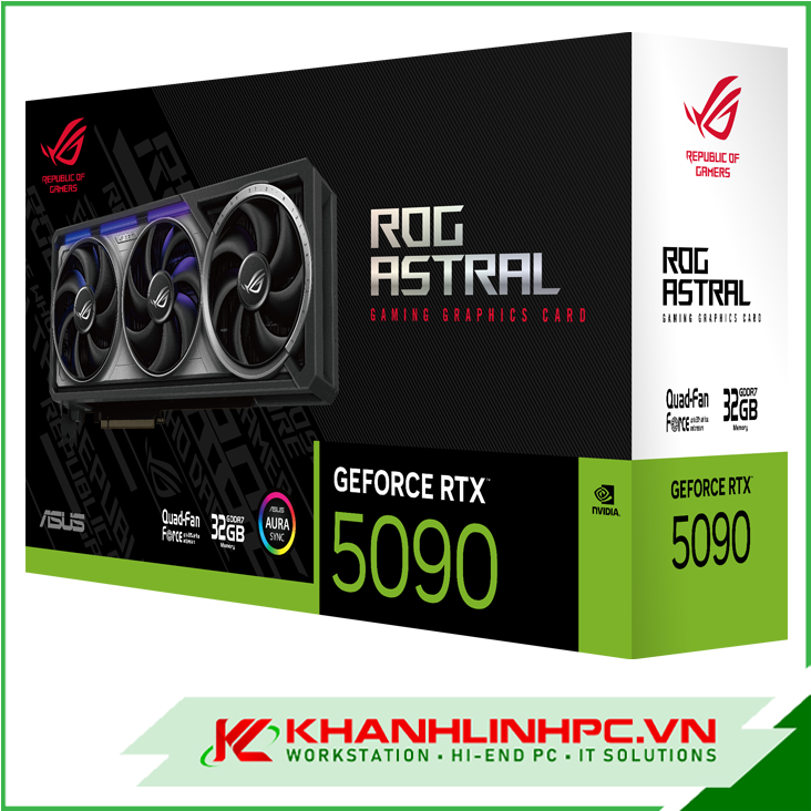 VGA ASUS ROG ASTRAL RTX 5090 32GB GDDR7