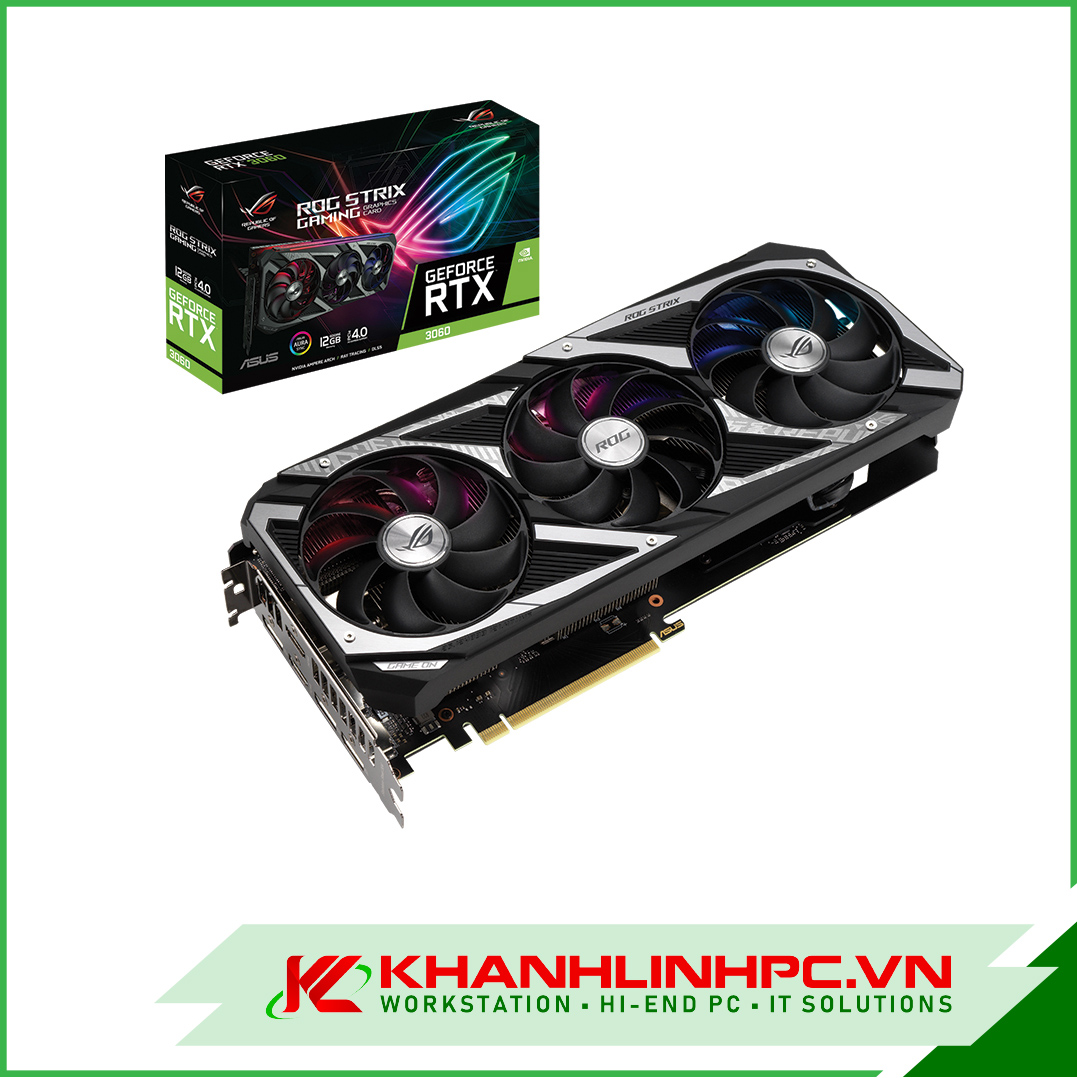 VGA Asus ROG Strix RTX 3060 12G Gaming