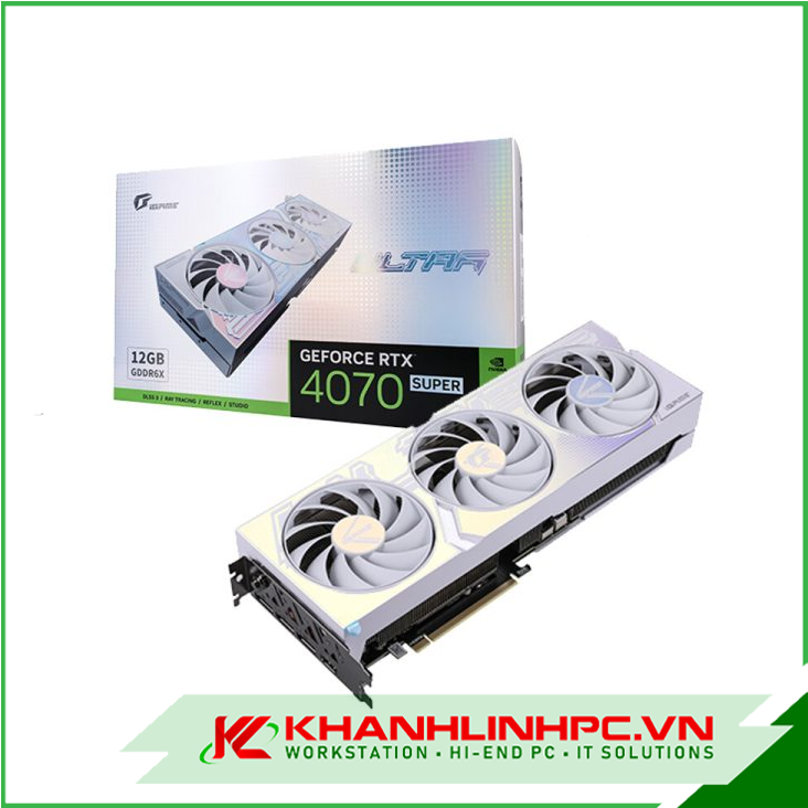 Card màn hình Colorful IGame GeForce RTX 4070 SUPER Ultra W OC-V