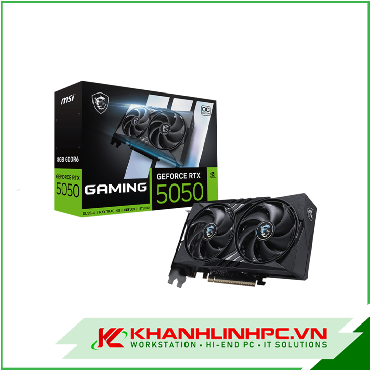 VGA MSI RTX 5050 8G GAMING OC 8GB GDDR6 (G5050-8GC)