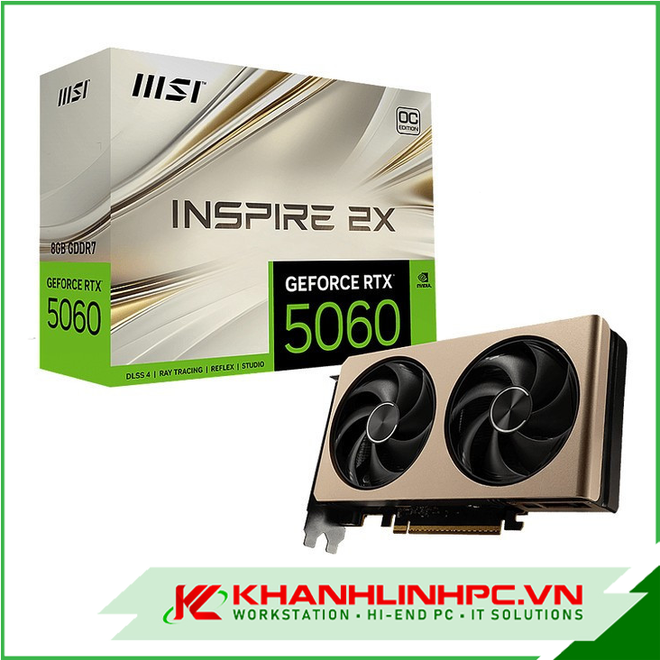VGA MSI RTX 5060 8G INSPIRE 2X OC (G506-8I2C)