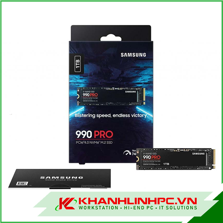 SSD Samsung 990 Pro PCIe Gen 4.0 x4 NVMe V-NAND M.2 2280 1TB MZ-V9P1T0BW