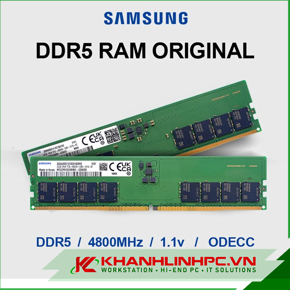 RAM PC DDR5 Samsung 32GB ( 2x16 ) Bus 4800