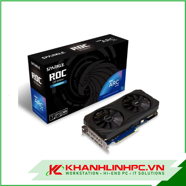 VGA SPARKLE Intel Arc A770 ROC OC Edition 16GB GDDR6 (SA770R-16GOC)
