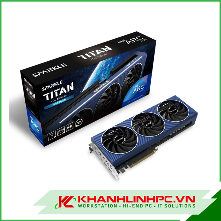 VGA SPARKLE Intel Arc A770 TITAN ROC OC Edition 16GB GDDR6 (SA770T-16GOC)
