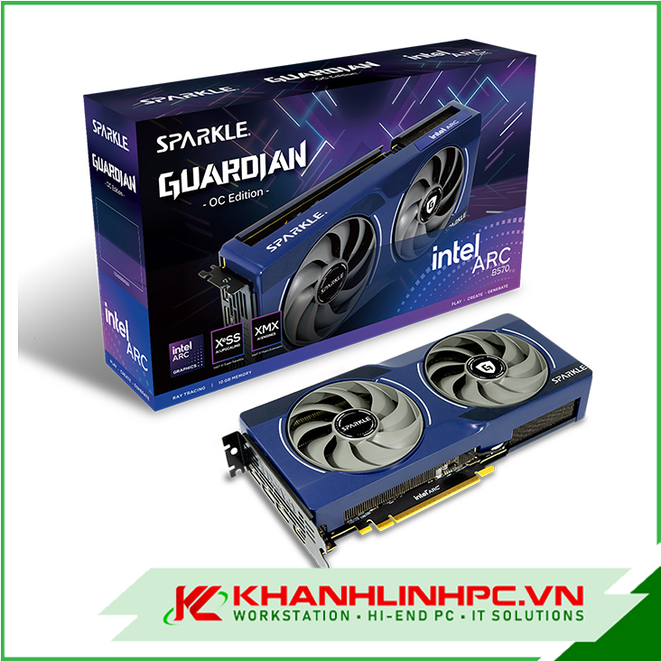 VGA SPARKLE Intel Arc B570 GUARDIAN OC 10GB GDDR6 (SB570G-10GOC)