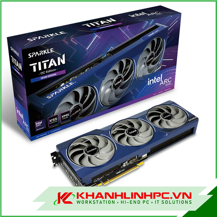 VGA SPARKLE Intel Arc B580 TITAN OC -12GB GDDR6 (SB580T-12GOC)