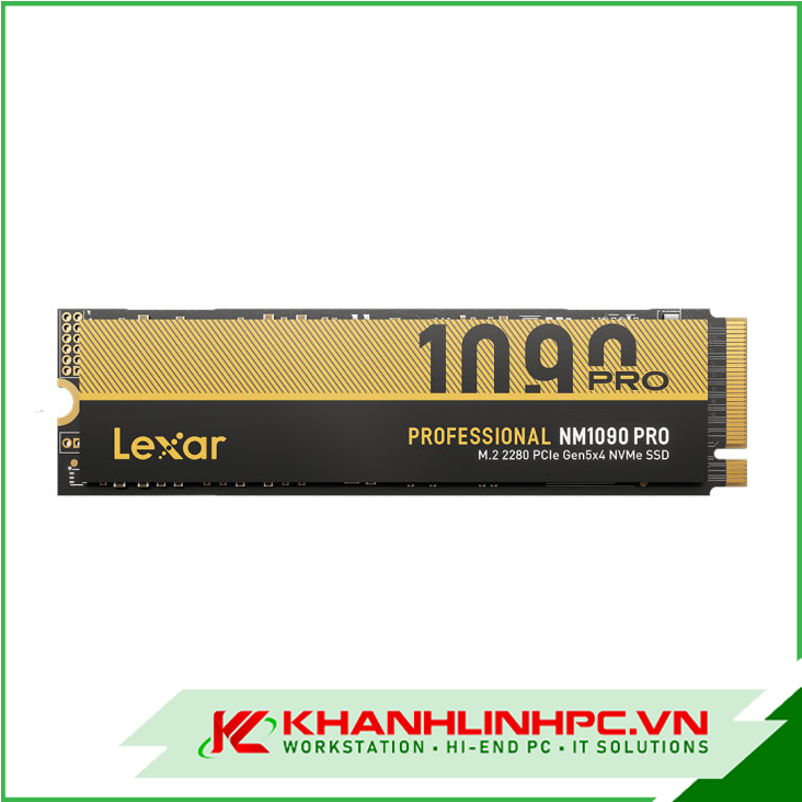 SSD Lexar NM1090 Pro 4TB – M.2 2280 PCIe Gen5 x4 (Đọc 14000MB/s Ghi 13000MB/s)-(LNM109P004T-RNNNG)