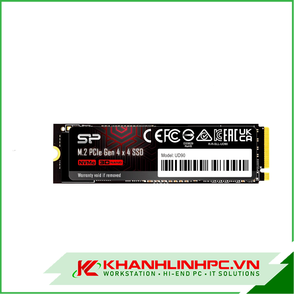 SSD Silicon Power UD90 4TB PCIe Gen4 x4 NVMe M.2 | Đọc 5000MB/s | Ghi 5000MB/s