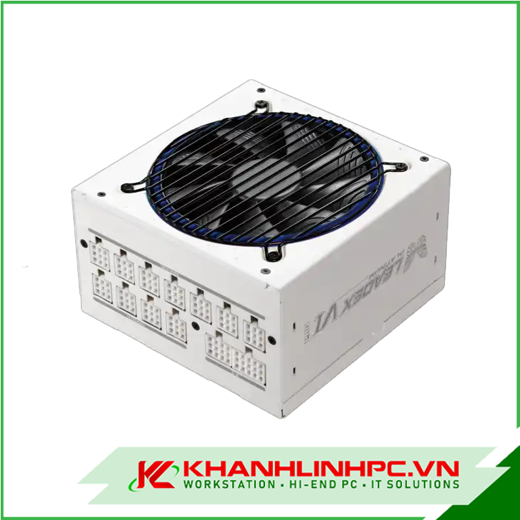 Nguồn máy tính Super Flower Leadex VI Platinum PRO 1000W PCIe 5.0 (White) - SF-1000F14PE