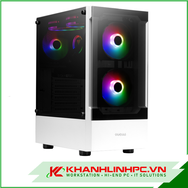 Case Gamdias Talos E3 (Trắng)