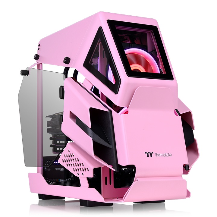 Thùng máy Thermaltake AH T200 Micro Chassis - Pink