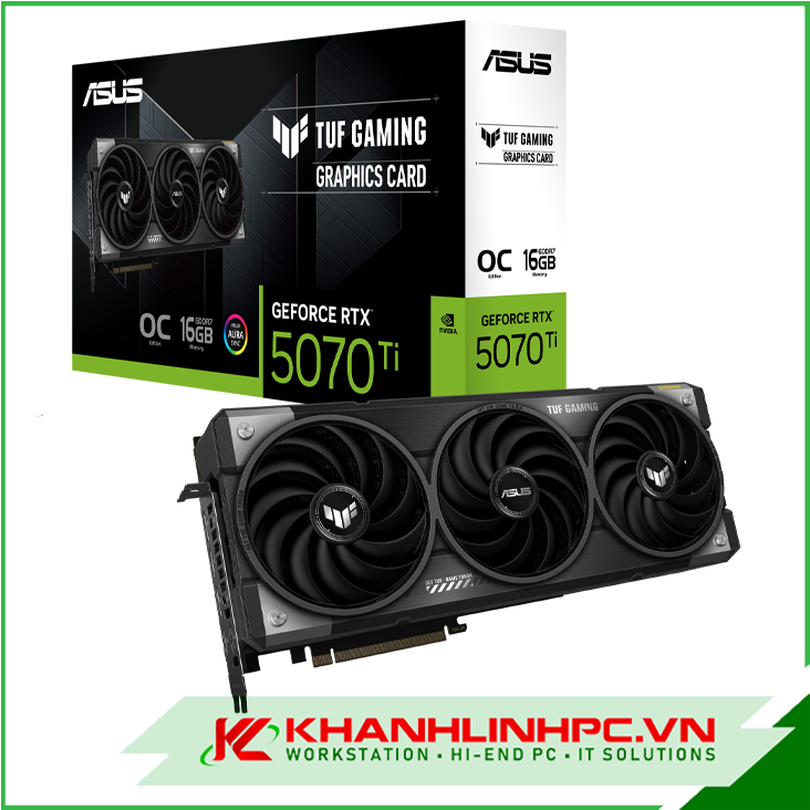 VGA ASUS TUF Gaming GeForce RTX 5070 Ti 16GB GDDR7 OC Edition