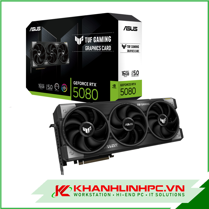 VGA ASUS TUF Gaming GeForce RTX 5080 16GB GDDR7