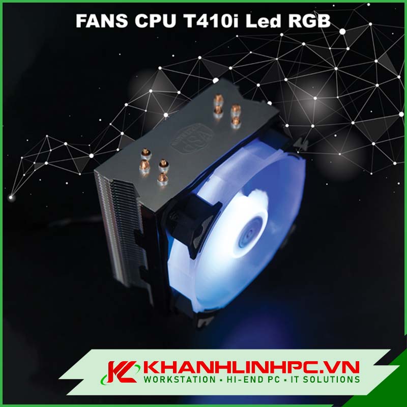 Tản Nhiệt Khí RGB VSP T410i FULL CLIP AMD Intel